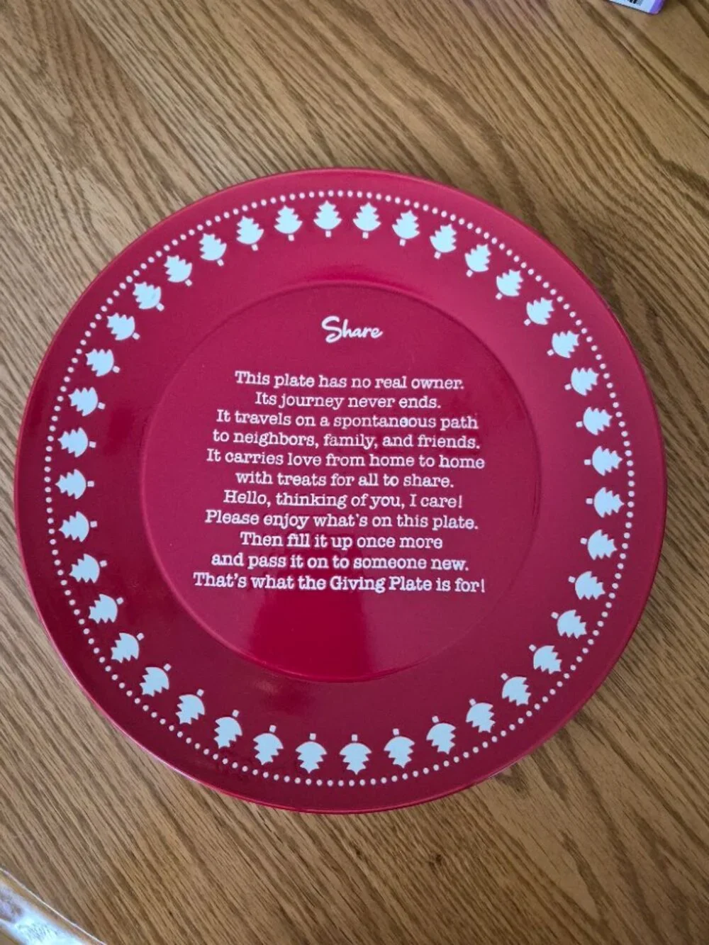 Christmas Share Plate
